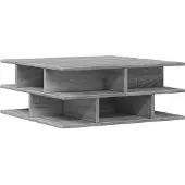 vidaXL Table basse Gris Sonoma 70x70x29 cm Bois composite