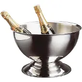 Aps Seau à champagne poli miroir, Rafraîchisseur de bouteille, Argent