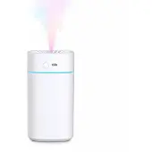 INF Diffuseur d'arômes rechargeable avec lumière d'ambiance, 300ml Blanc