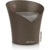 Lechuza Jardinière ORCHIDEA ALL-IN-ONE diamètre 18 cm taupe