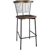 Bolero Tabourets hauts Scandi noirs, lot de 2 (2 pièces)