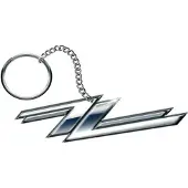 ZZ Top Hommes, Porte-clés, ZZ Top Metall Twin Zees, Multicolore