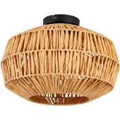Eglo Plafonnier en rotin Sheldon Ø 38cm