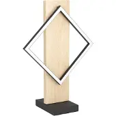 Eglo Lampe de table design Boyal noir avec bois