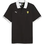 Puma T-Shirt fonctionnel 'Ferrari' jaune / noir / blanc
