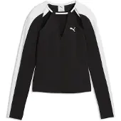 Puma T7 Slim Cut-outs Long Sleeve T-shirt Noir L Femme