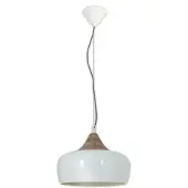 Näve Lampe suspendue en métal / ivoire