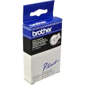 Brother TC-101 - (12 mm) - Noir sur transparent - Ruban