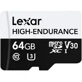 Lexar High-Endurance 64 Go MicroSDXC UHS-I Classe 10