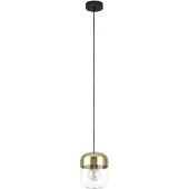 Eglo Lampe suspendue dorée Maryvilla avec abat-jour en verre