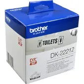 Brother DK-22212 - (62 mm) - Noir sur blanc - Étiquette