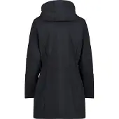 CMP Parka à capuche zippée pour femme, noir (U901), taille 44