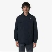 K-way pour homme. K2136JW Veste Umbert Plain Warm marine (M), Casuel, Polister recyclé