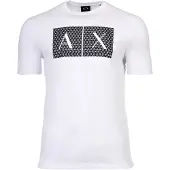 Armani Exchange T-Shirt noir / blanc