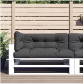 vidaXL Coussin pour palette 3 pcs. tissu anthracite