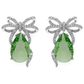 Avant Garde Boucles d'oreilles 'Vesnara' vert
