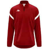 Kappa Dolvole Half Zip Sweatshirt Rouge XL Homme