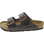 Birkenstock Mules Arizona Soft Footbed hommes - Marron - 45