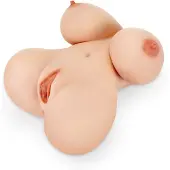 PDX Big Titty - torse réaliste seins géants - couleur chair