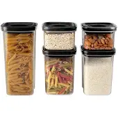 Berlinger Haus lot de 10 boîtes alimentaires, noir