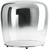 Näve Smoky Lampe de table LED Ø43cm Chrome