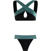 Protest Kalai Bikini Bleu,Noir XS / B Femme