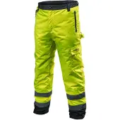 GRUPA TOPEX Pantalon de travail isolant haute visibilité, jaune, taille S