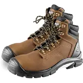 Neo Tools Bottes de travail, classe S3 SRC, tige en cuir Crazy Horse, tissu Oxford, passants métalliques, dos profilé - taille 44