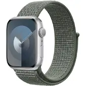 Crong Bracelet sport en nylon pour Apple Watch 44/45/46/49 mm (vert militaire)