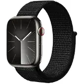 Crong Bande réfléchissante - Bracelet de sport pour montre, 38 (Nylon), Sangles de montre, Noir