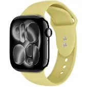 Crong Bracelet Liquid pour Apple Watch 38/40/41/42 mm (paille)