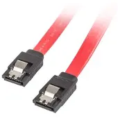 Lanberg Cable sata iii 6gb/s femelle femelle metal clip 0.5m