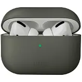 Uniq Etui Lino Airpods Prosilicone Szary/Grey Moss