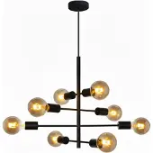 Zolta Plafonnier lustre suspendu salon cuisine noir chambre loft moderne