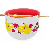 Pokémon - Pikachu - Bol À Ramen Avec Baguette - 450 Ml