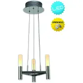 Näve - Lampe à LED suspendue, 3 branches, dimensions : h : 150cm ; d : 28,4cm ; 7074942