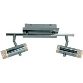Näve - Plafonnier LED, Garda, dimensions : l : 30cm ; l : 8,5cm ; h : 17cm ; 1235942
