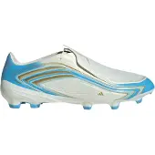 Adidas Chaussure de foot 'F50 Messi League' ivoire / bleu clair / or
