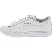 Puma Smash v2 L Jr Basse Unie Enfants Femmes Chaussures Baskets Chaussures de course, taille : EUR 38 | UK 5 | 24 cm, couleur : blanc