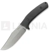 LKW Knives Couteau City Bowie - Stonewash - G10, noir