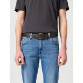 Wrangler Basic Metal Loop Belt Marron 105 cm Homme