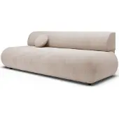 Selsey Armone – Canapé 3 places convertible, chenille, beige clair