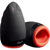 Teazers - masturbateur bouche artificielle chauffant (rouge)