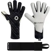 Elite Sport T1b Knit Goalkeeper Gloves Blanc,Noir 10