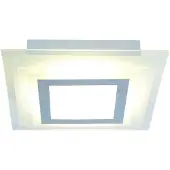 Näve Applique murale et plafonnier à LED / argenté