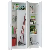 Dmora Soave - Armoire Multiusage Grande, 110x180h cm Blanc, Modulable