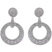Avant Garde Boucles d'oreilles 'Valeriama' argent