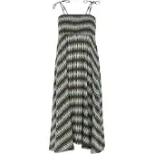 Protest Shaka Sleeveless Midi Dress Vert S Femme