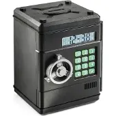 VN Toys Coffre-fort avec code (43571), Noir