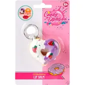 Create It Filles, Porte-clés, Create It! Schlüsselanhänger mit Lippenbalsam „Candy Explosion Donut“, Multicolore, Pink